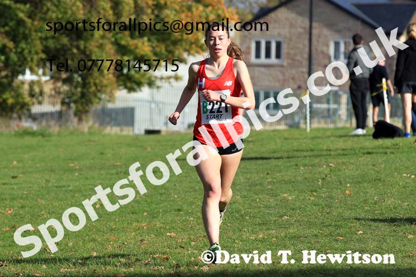 Senior womens 2022 Northern Cross Country Relays, Graves Park, Sheffield. Photo: David T. Hewitson/Sports for All Pics